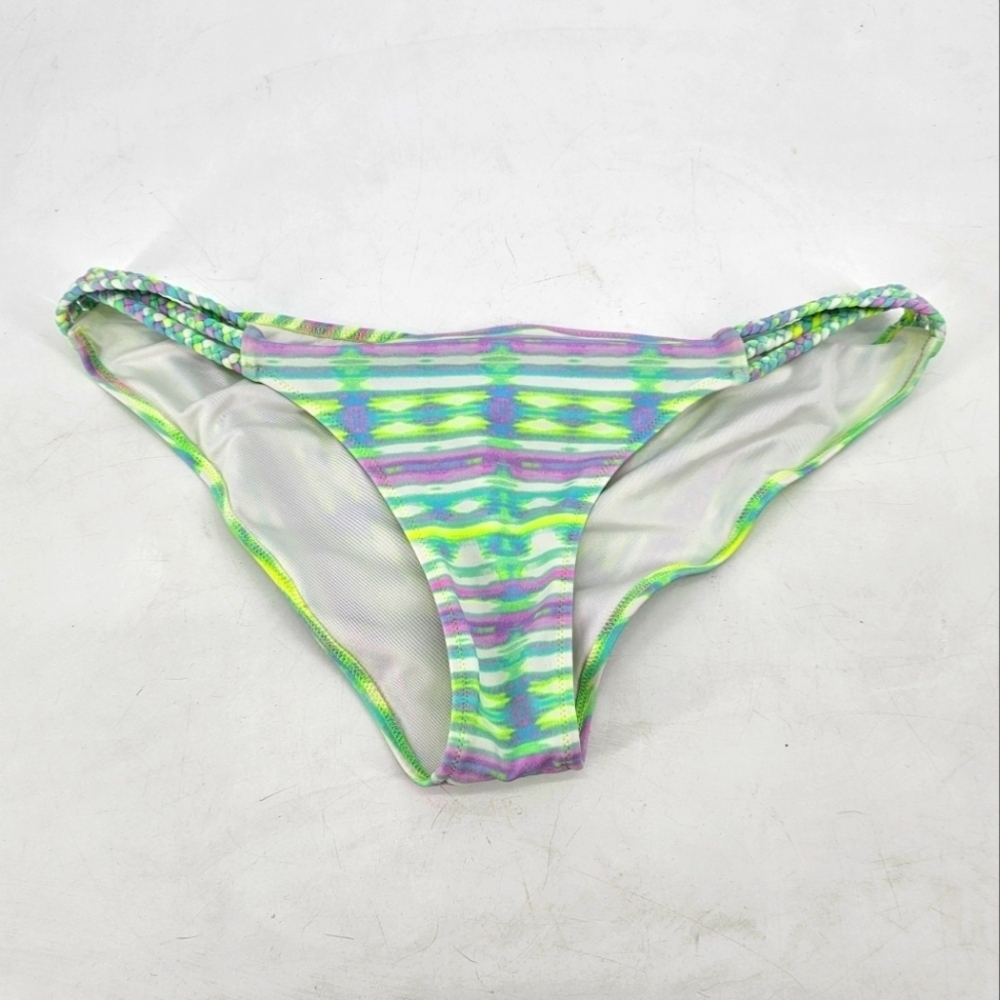 Victorias Secret Neon Y2K Bikini Bottom Womens Size Medium